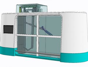 Progettazione CAD del robot palmato