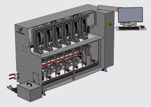 CAO du banc d'endurance pour cartouches thermostatiques