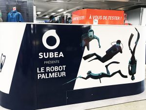 Nuovo design della copertura del robot palmato (vista posteriore)