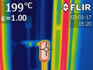 Regolazione automatica della temperatura ambiente tramite aria forzata.