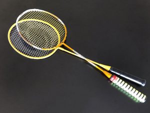 Racchetta da badminton testata dal banco d'urto di LF Technologies